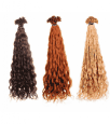 She Extensiones Cabello Natural c/queratina rizadas