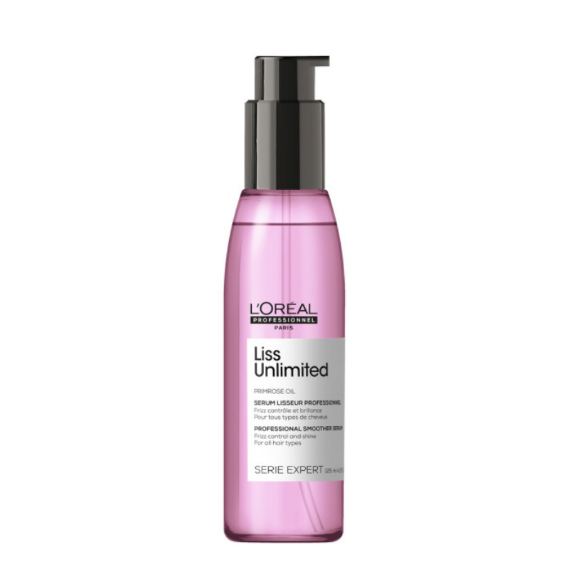 L`oreal Serie Expert Liss Unlimited Blow Drying Oil 125 ml.